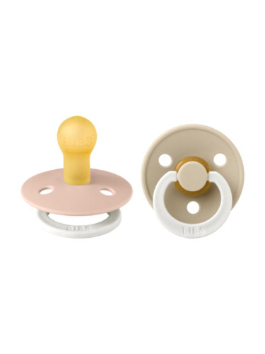 Биберони BIBS COLOUR Vanilla & Blush Glow 2 бр. (0-6 мес.)