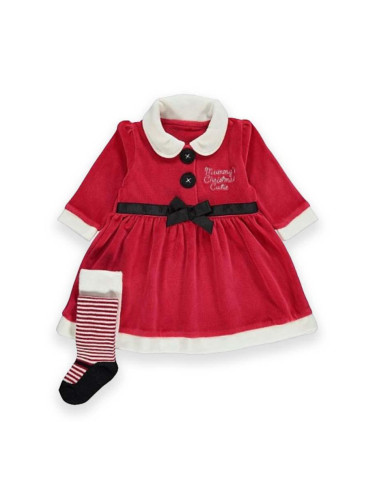 Комплект за Бебе Момиче "Коледното Сладурче на Мама" (9-12 мес.)