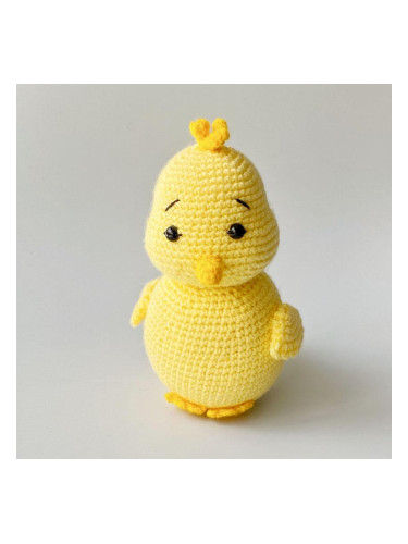 Ръчноплетена Играчка "Пиленцето Житолюб"