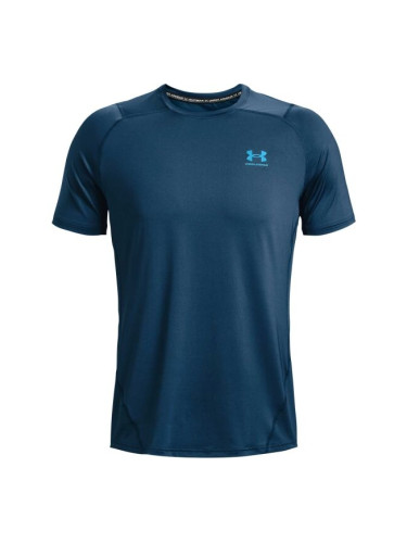 Under Armour HG ARMOUR FITTED SS Мъжка тениска, тъмносин, размер