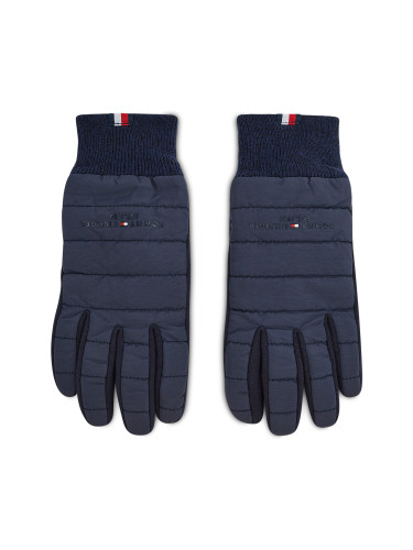 Мъжки ръкавици Tommy Hilfiger Th Established Mix Nylon Gloves AM0AM07884 Тъмносин