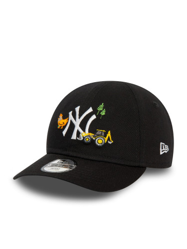 Шапка с козирка New Era Kids Icon 940 Nyy 60435022 Черен