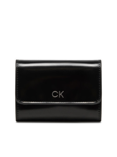 Малък дамски портфейл Calvin Klein Ck Daily Sm Trfold K60K612425 Черен