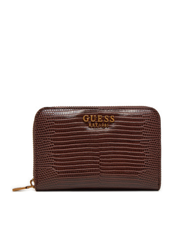 Голям дамски портфейл Guess SWKB95 06140 Черен