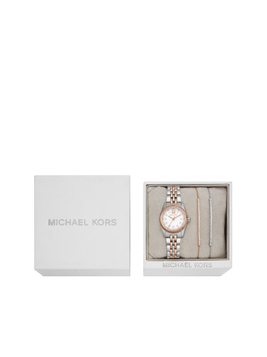 Комплект часовник и гривна Michael Kors Lexington MK4817SET Бял