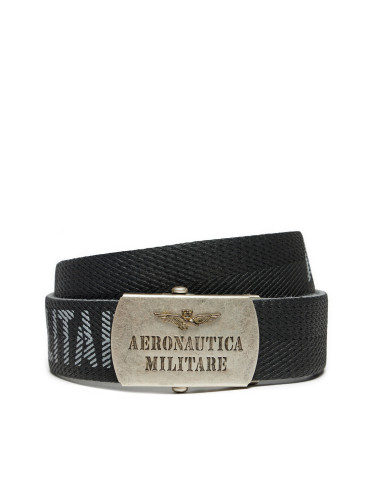 Мъжки колан Aeronautica Militare 242CI292CT3108 Сив