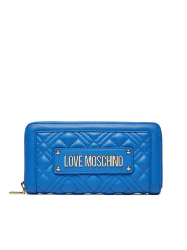 Голям дамски портфейл LOVE MOSCHINO JC5600PP0ILA0715 Син