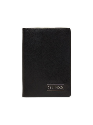 Малък мъжки портфейл Guess SMNBSE LEA56 Черен