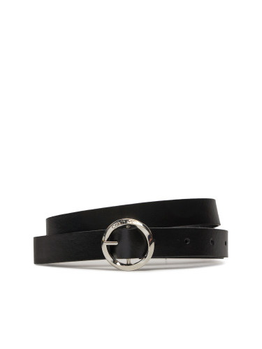 Дамски колан Calvin Klein Jeans Faceted Round Buckle Belt 2.0 K60K612211 Черен