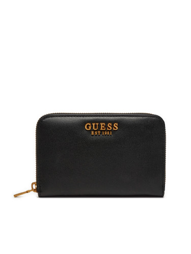 Голям дамски портфейл Guess Laurel SWVA85 00400 Черен