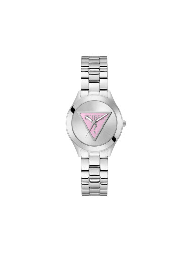 Дамски часовник Guess Tri Plaque GW0675L1 Сребрист