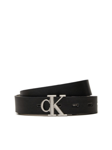 Дамски колан Calvin Klein Jeans Mono Pl Rev Lthr Belt K60K612290 Черен