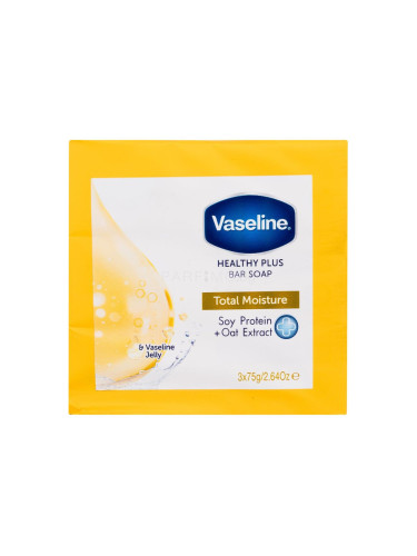 Vaseline Healthy Plus Bar Soap Total Moisture Твърд сапун Комплект