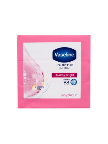 Vaseline Healthy Plus Bar Soap Healthy Bright Твърд сапун Комплект