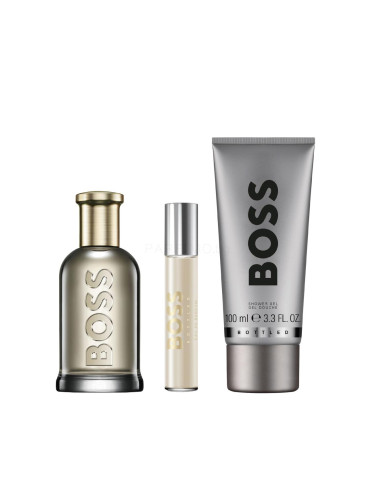 HUGO BOSS Boss Bottled Подаръчен комплект EDP 100 ml + EDP 10 ml + душ гел 100 ml