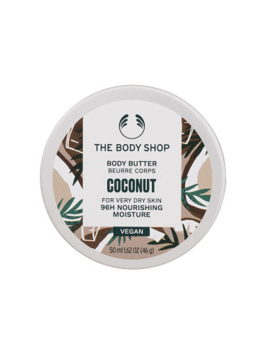 The Body Shop Coconut Body Butter Масло за тяло за жени 50 ml