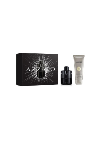 Azzaro The Most Wanted Подаръчен комплект EDT 50 ml + шампоан за коса и тяло Wanted 75 ml