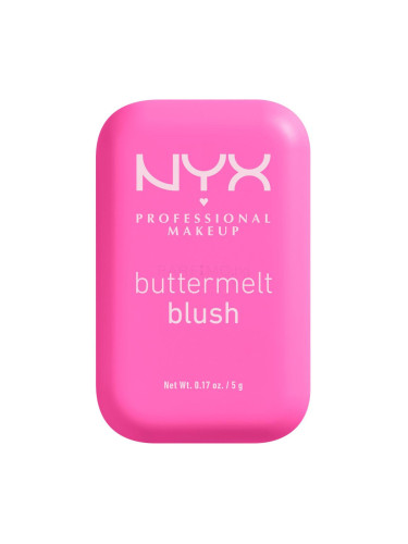 NYX Professional Makeup Buttermelt Blush Руж за жени 5 g Нюанс 01 My Butta Half