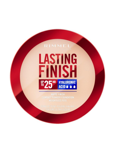 Rimmel London Lasting Finish 25H Compact Powder Foundation SPF20 Фон дьо тен за жени 7 g Нюанс 001 Fair Porcelain