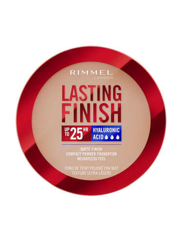 Rimmel London Lasting Finish 25H Compact Powder Foundation SPF20 Фон дьо тен за жени 7 g Нюанс 005 Ivory