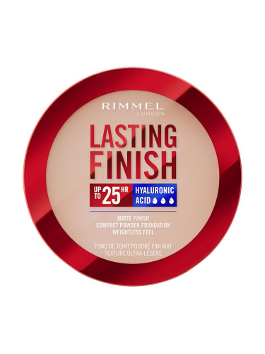 Rimmel London Lasting Finish 25H Compact Powder Foundation SPF20 Фон дьо тен за жени 7 g Нюанс 004 Rose Ivory