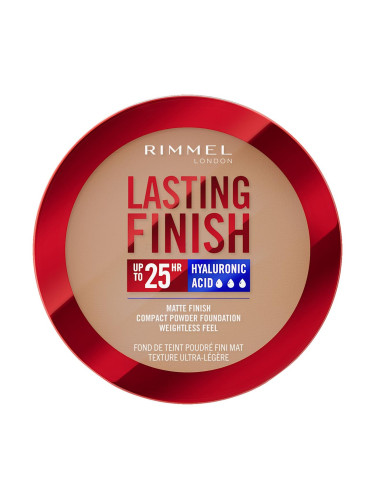 Rimmel London Lasting Finish 25H Compact Powder Foundation SPF20 Фон дьо тен за жени 7 g Нюанс 010 Latte