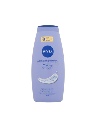 Nivea Creme Smooth Caring Foam Bath Пяна за вана за жени 750 ml