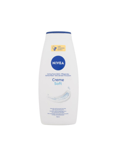 Nivea Creme Soft Caring Foam Bath Пяна за вана за жени 750 ml