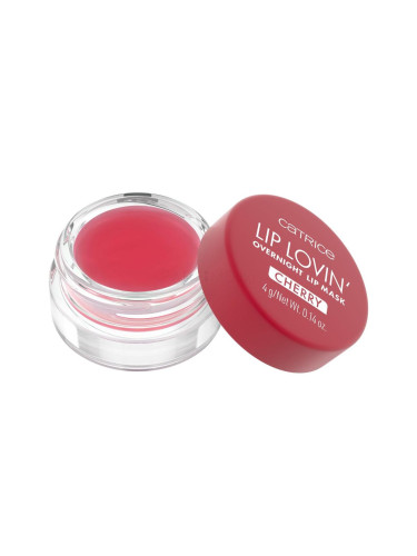 Catrice Lip Lovin' Overnight Lip Mask Балсам за устни за жени 4 g Нюанс 020 Cherry Pop