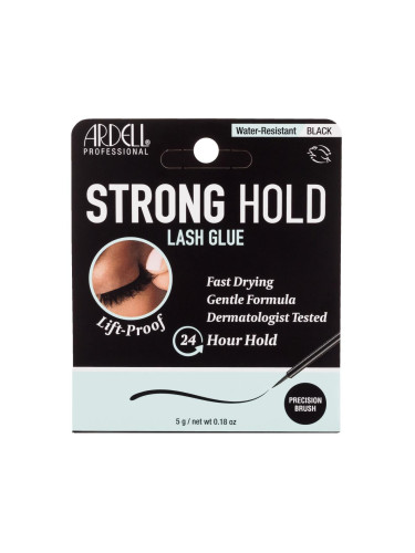 Ardell Strong Hold Lash Glue Black Лепило за мигли за жени 5 g