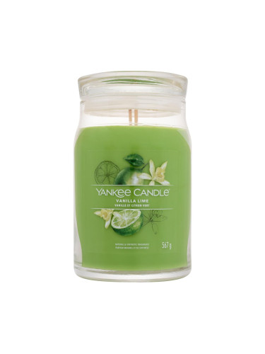 Yankee Candle Signature Vanilla Lime Ароматна свещ 567 g