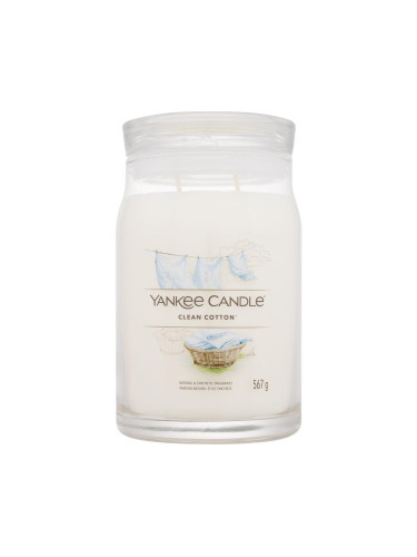 Yankee Candle Signature Clean Cotton Ароматна свещ 567 g