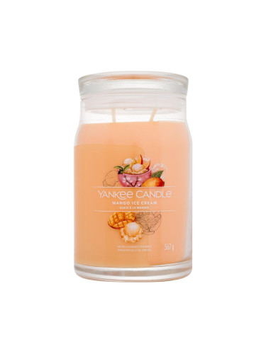 Yankee Candle Signature Mango Ice Cream Ароматна свещ 567 g