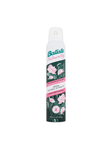 Batiste Naturally Bamboo Fibre & Gardenia Сух шампоан за жени 200 ml