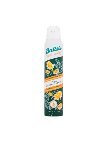 Batiste Naturally Green Tea & Chamomile Сух шампоан за жени 200 ml