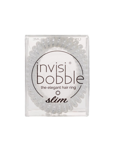 Invisibobble Slim Ластик за коса за жени 3 бр Нюанс Chrome Sweet Chrome