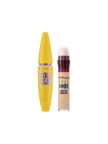 Пакет с отстъпка Спирала Maybelline The Colossal + Коректор Maybelline Instant Anti-Age Eraser