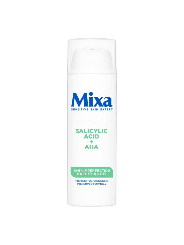 Mixa Salicylic Acid + AHA Anti-Imperfection Mattifying Gel Гел за лице за жени 50 ml