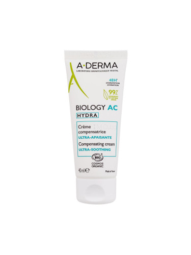 A-Derma Biology AC Hydra Compensating Cream Дневен крем за лице за жени 40 ml