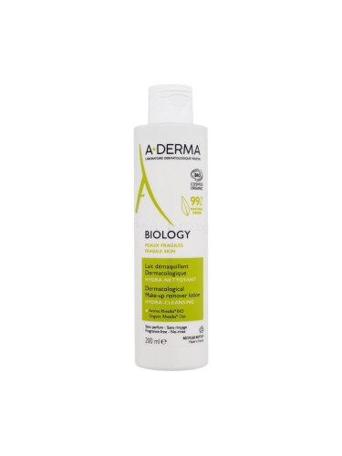 A-Derma Biology Dermatological Make-Up Remover Lotion Почистване на грим за жени 200 ml