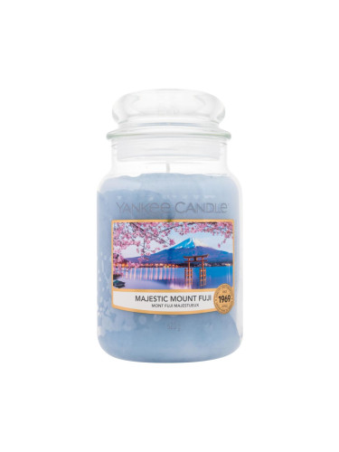 Yankee Candle Majestic Mount Fuji Ароматна свещ 623 g промяна на цвета