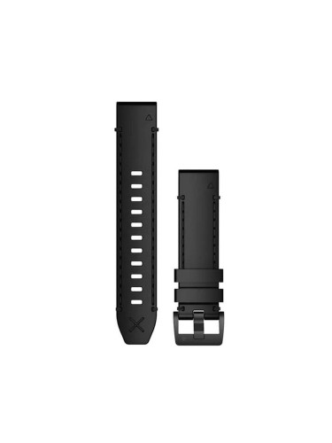 Кожена каишка Garmin QuickFit 22 мм, Черна, 010-12738-19