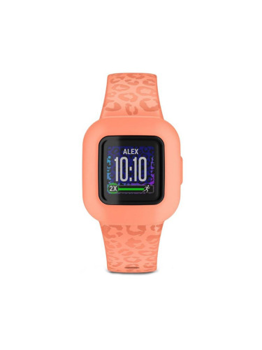 Детски смарт часовник Garmin Vivofit Jr.3 Peach Leopard 010-02441-04