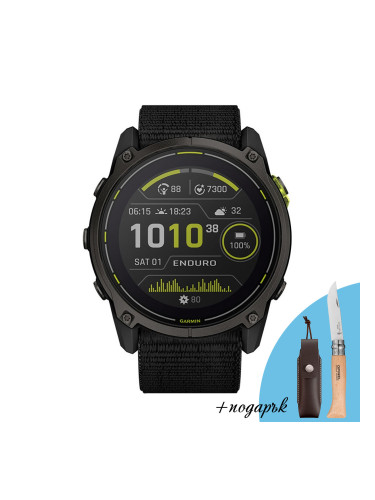 Смарт часовник Garmin Enduro 3 Solar 51 мм Sapphire Black Garmin 010-02751-01