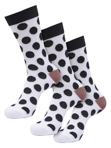 Basic Polka Dot 3-Pack socks white/black