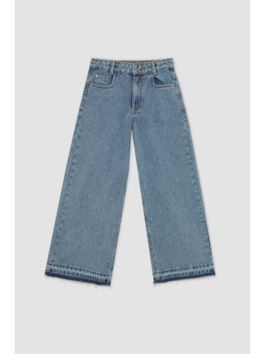 DEFACTO Girls Wide Leg Wide Leg Pocket Jeans