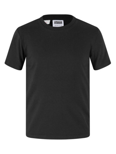 Girls' stretch T-shirt Jersey black