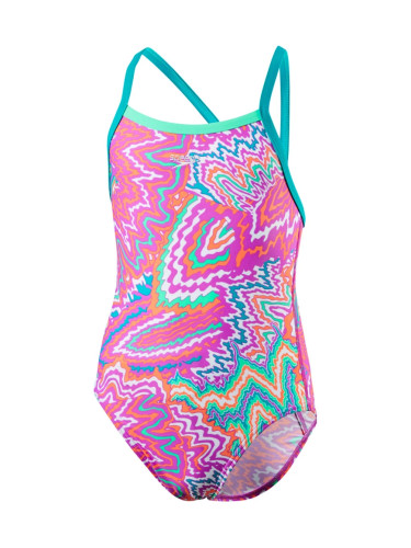 Speedo Orbit Groove Allover Thinstrap Crossback Swimsuit, 24