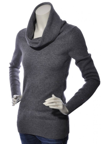 Tommy Hilfiger Sweater - HARLEM COWL NK S grey