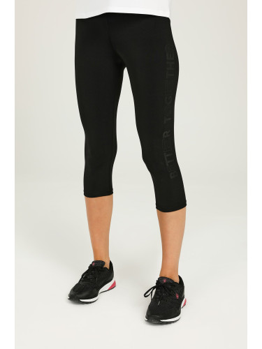 Lumberjack CT1163 CARLA SLOGAN 3/4 L BLACK Woman Leggings